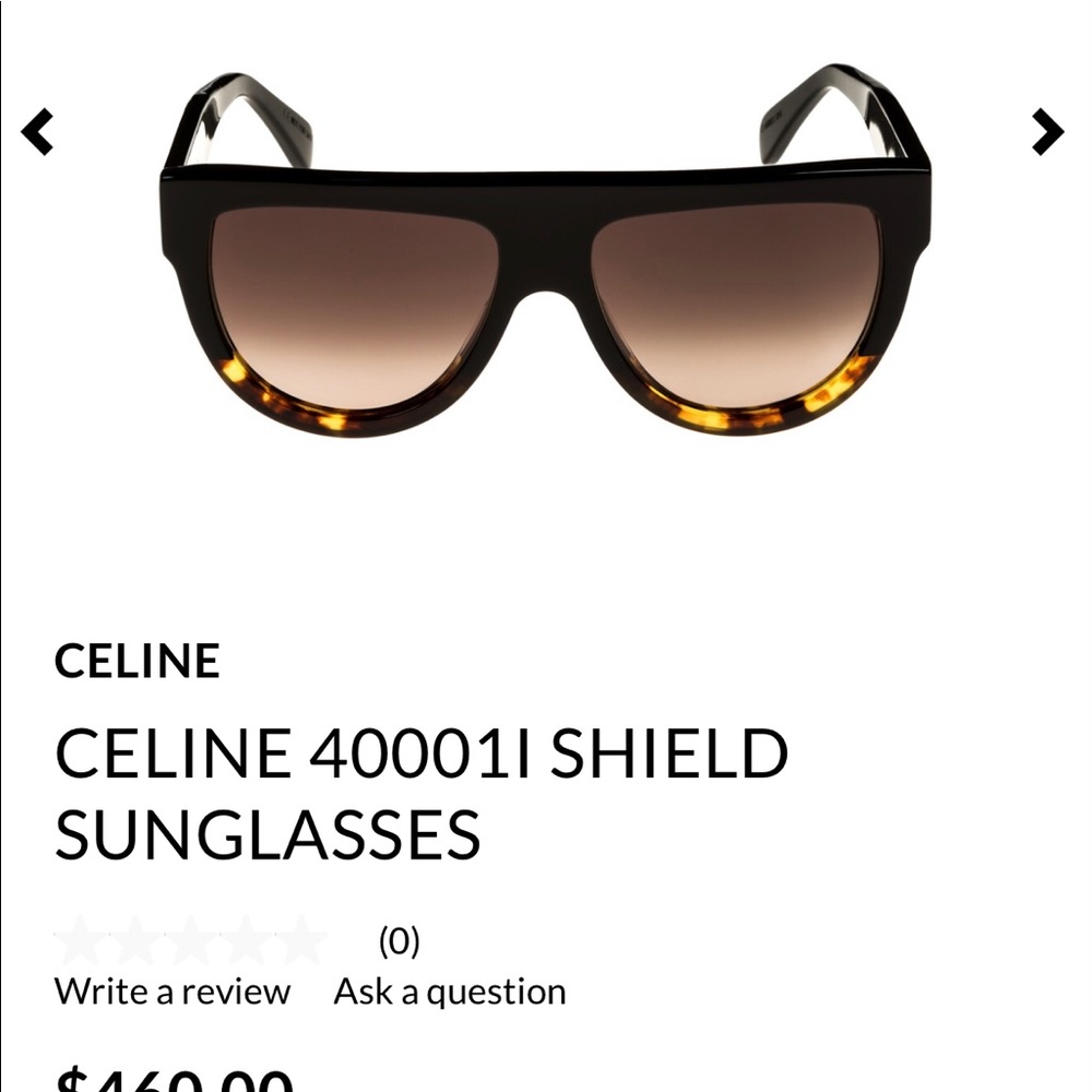 CELINE 40001l SHIELD SUNGLASSES